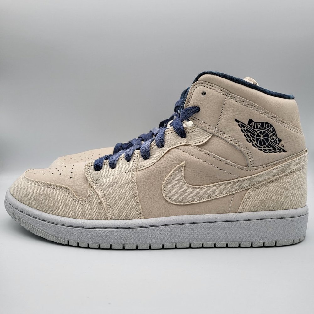NEW Women 11 / Men 9.5 Air Jordan 1 Mid "Sanddrift" Shoes DM9126-104 - Picture 8 of 10
